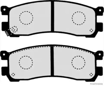 Комплект тормозных колодок (HERTH+BUSS JAKOPARTS: J3613013)