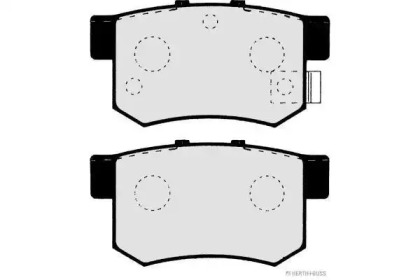 Комплект тормозных колодок (HERTH+BUSS JAKOPARTS: J3614008)