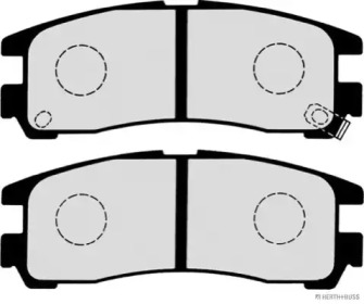Комплект тормозных колодок (HERTH+BUSS JAKOPARTS: J3615003)