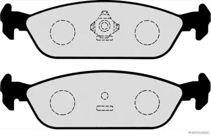 Комплект тормозных колодок (HERTH+BUSS JAKOPARTS: J3616000)