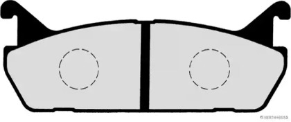 Комплект тормозных колодок (HERTH+BUSS JAKOPARTS: J3616001)