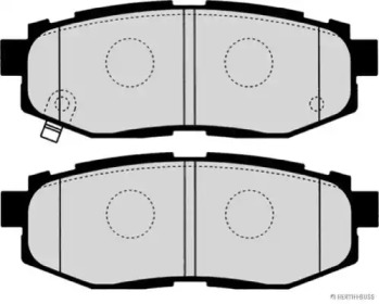 Комплект тормозных колодок (HERTH+BUSS JAKOPARTS: J3617007)
