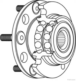 Комплект подшипника (HERTH+BUSS JAKOPARTS: J4715011)