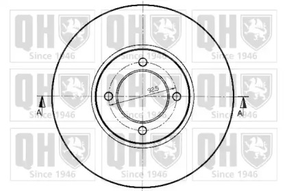 Тормозной диск (QUINTON HAZELL: BDC1019)