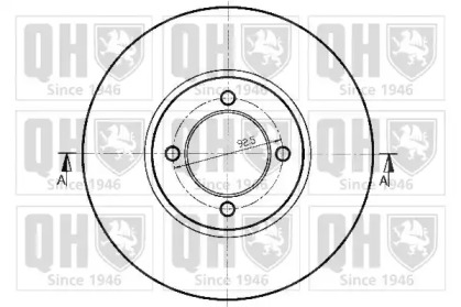 Тормозной диск (QUINTON HAZELL: BDC3234)