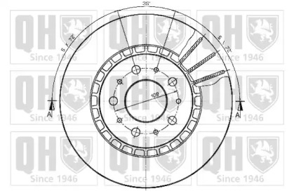 Тормозной диск (QUINTON HAZELL: BDC3570)