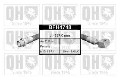 Шлангопровод (QUINTON HAZELL: BFH4748)