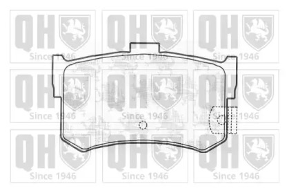 Комплект тормозных колодок (QUINTON HAZELL: BP1006)