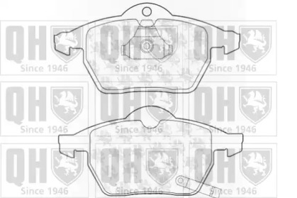 Комплект тормозных колодок (QUINTON HAZELL: BP1023)