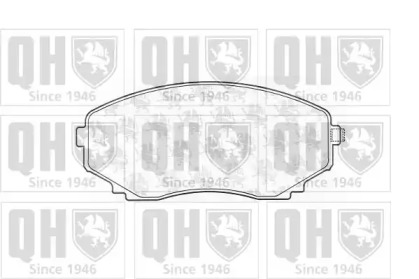 Комплект тормозных колодок (QUINTON HAZELL: BP1024)