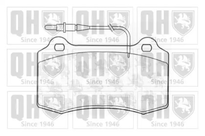 Комплект тормозных колодок (QUINTON HAZELL: BP1029)
