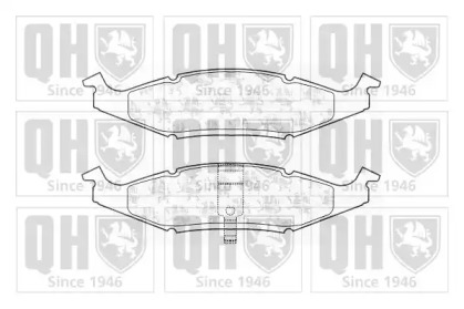 Комплект тормозных колодок (QUINTON HAZELL: BP1034)