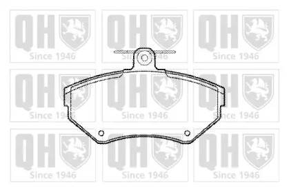 Комплект тормозных колодок (QUINTON HAZELL: BP1063)