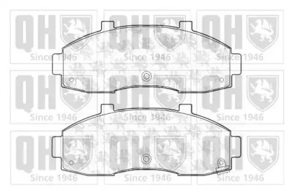 Комплект тормозных колодок (QUINTON HAZELL: BP1079)
