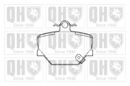 Комплект тормозных колодок (QUINTON HAZELL: BP1098)