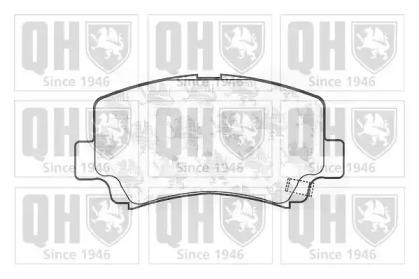 Комплект тормозных колодок (QUINTON HAZELL: BP1101)