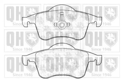Комплект тормозных колодок (QUINTON HAZELL: BP1104)