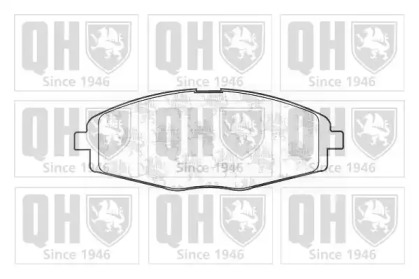 Комплект тормозных колодок (QUINTON HAZELL: BP1114)