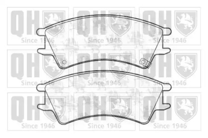 Комплект тормозных колодок (QUINTON HAZELL: BP1115)