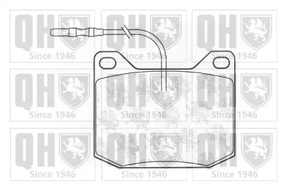 Комплект тормозных колодок (QUINTON HAZELL: BP112)