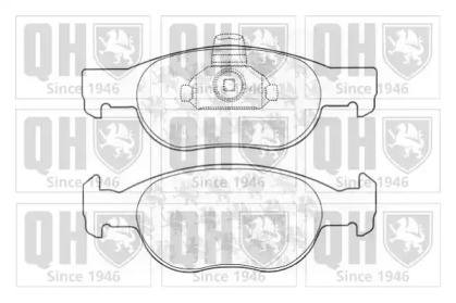Комплект тормозных колодок (QUINTON HAZELL: BP1131)