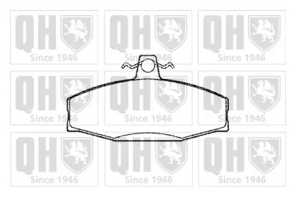 Комплект тормозных колодок (QUINTON HAZELL: BP1133)