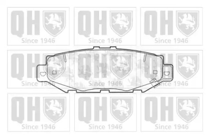 Комплект тормозных колодок (QUINTON HAZELL: BP1169)