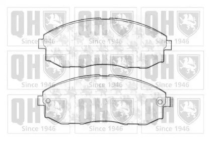 Комплект тормозных колодок (QUINTON HAZELL: BP1192)