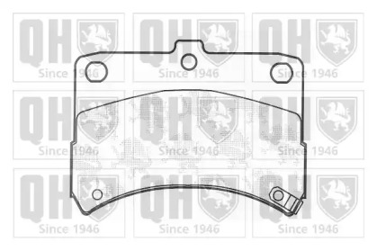 Комплект тормозных колодок (QUINTON HAZELL: BP1205)