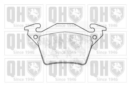 Комплект тормозных колодок (QUINTON HAZELL: BP1210)