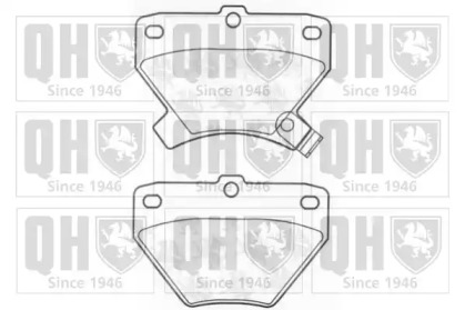 Комплект тормозных колодок (QUINTON HAZELL: BP1229)