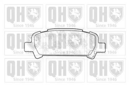 Комплект тормозных колодок (QUINTON HAZELL: BP1233)