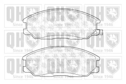 Комплект тормозных колодок (QUINTON HAZELL: BP1245)