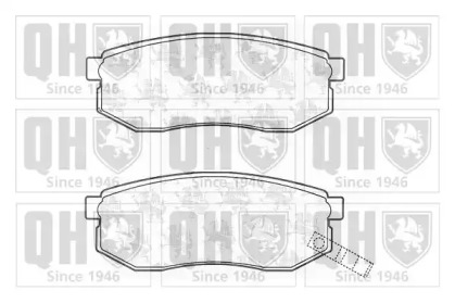 Комплект тормозных колодок (QUINTON HAZELL: BP1247)