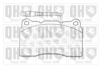 Комплект тормозных колодок (QUINTON HAZELL: BP1270)
