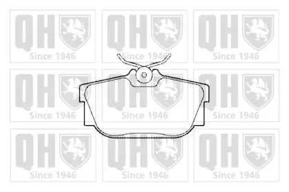 Комплект тормозных колодок (QUINTON HAZELL: BP1284)