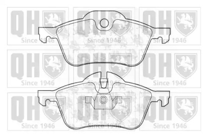 Комплект тормозных колодок (QUINTON HAZELL: BP1291)