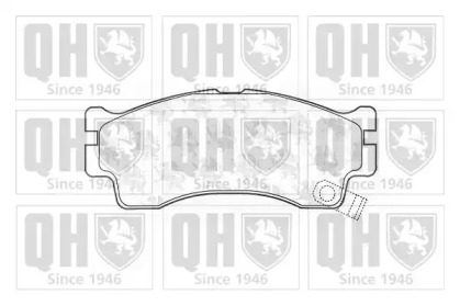 Комплект тормозных колодок (QUINTON HAZELL: BP1312)