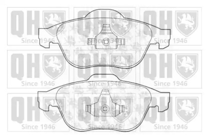 Комплект тормозных колодок (QUINTON HAZELL: BP1321)