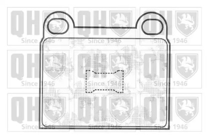 Комплект тормозных колодок (QUINTON HAZELL: BP135)