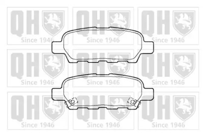 Комплект тормозных колодок (QUINTON HAZELL: BP1371)