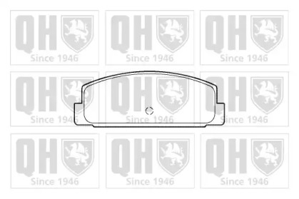 Комплект тормозных колодок (QUINTON HAZELL: BP1375)