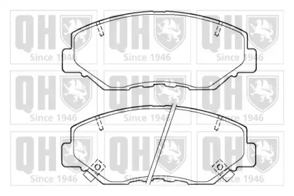 Комплект тормозных колодок (QUINTON HAZELL: BP1376)