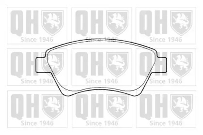 Комплект тормозных колодок (QUINTON HAZELL: BP1377)