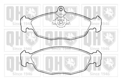 Комплект тормозных колодок (QUINTON HAZELL: BP1385)