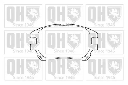 Комплект тормозных колодок (QUINTON HAZELL: BP1388)
