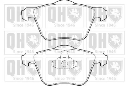 Комплект тормозных колодок (QUINTON HAZELL: BP1396)