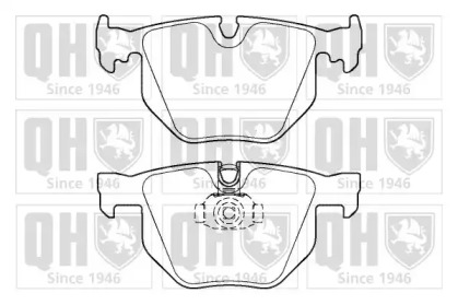 Комплект тормозных колодок (QUINTON HAZELL: BP1407)