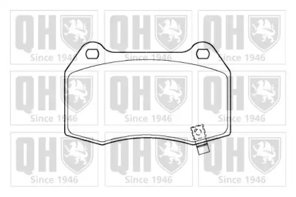 Комплект тормозных колодок (QUINTON HAZELL: BP1414)