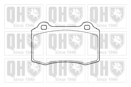 Комплект тормозных колодок (QUINTON HAZELL: BP1426)